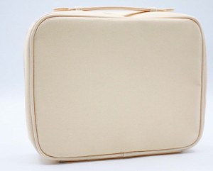 RPET canvas Cosmetic Bag Factory Make up Bag Cosmetic Printed with Zipper