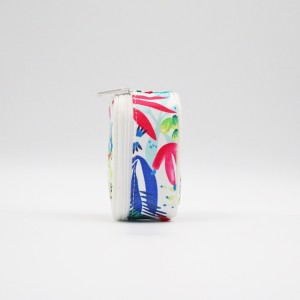 Colorful Polyester Bag Handle Zipper Closure Durable Cosmetic Bag For Unisex