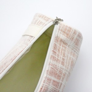linen Casual Durable Makeup Bag Handle Cosmetic Travel and Daily Tote For Unisex