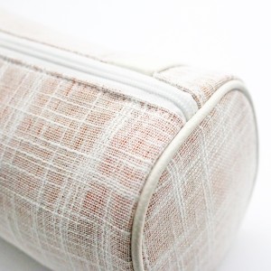 linen Casual Durable Makeup Bag Handle Cosmetic Travel and Daily Tote For Unisex