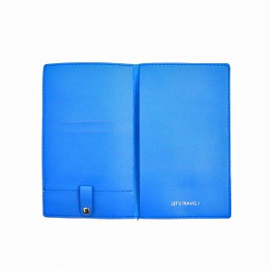 PU Travel passport holder with airplane ticket with zipper