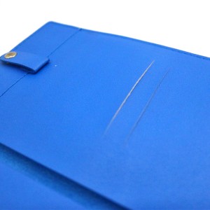 PU Travel passport holder with airplane ticket with zipper
