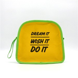 Recycled Cotton Bag for cosmetics shopping functional Cute for Women