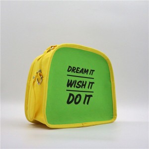 Recycled Cotton Bag for cosmetics shopping functional Cute for Women