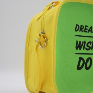 Recycled Cotton Bag for cosmetics shopping functional Cute for Women