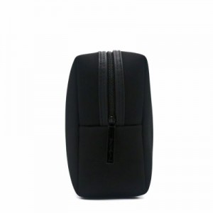 Black PU Bag with zipper