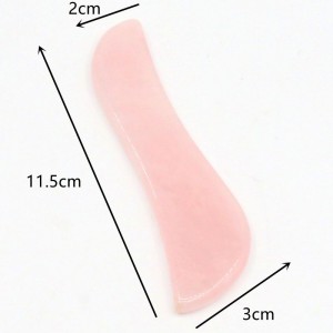 Hot Selling New Gua Sha board Rose Pink Massage Stone Pink Jade Guasha Stone Massage Tool Set