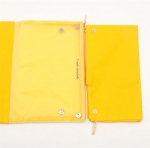 Waterproof PU Multi-functional Foldable Makeup Storage Beauty Handbag