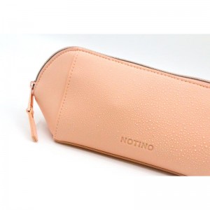 Multi-functional PU Makeup Pouch Mona Lisa Pink Shell Shape Water-based PU Women Cosmetic Bag
